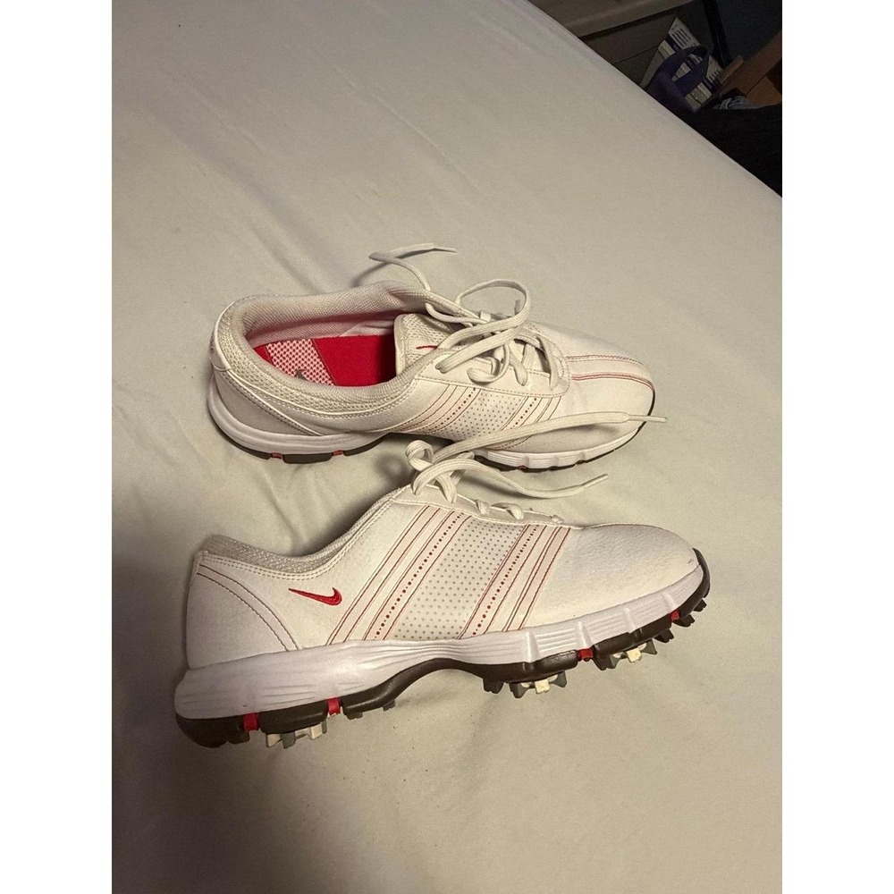 Nike Women's White and Pink Golf Shoes size 8.5